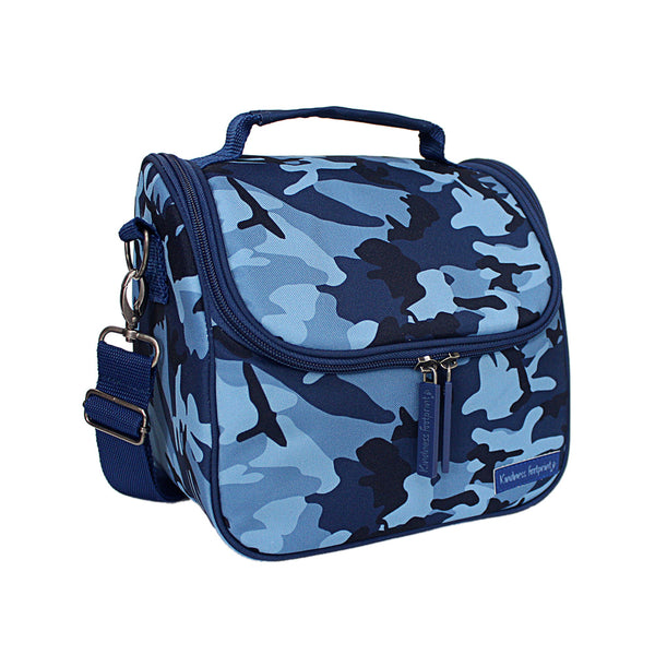 Camo Lunch Bag (Blue)