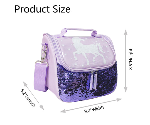 Unicorn Lunch Bag (Purple)